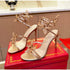 Elegant Crystal-Embellished Gladiator Sandals with Butterfly Detail for Summer Parties and Prom